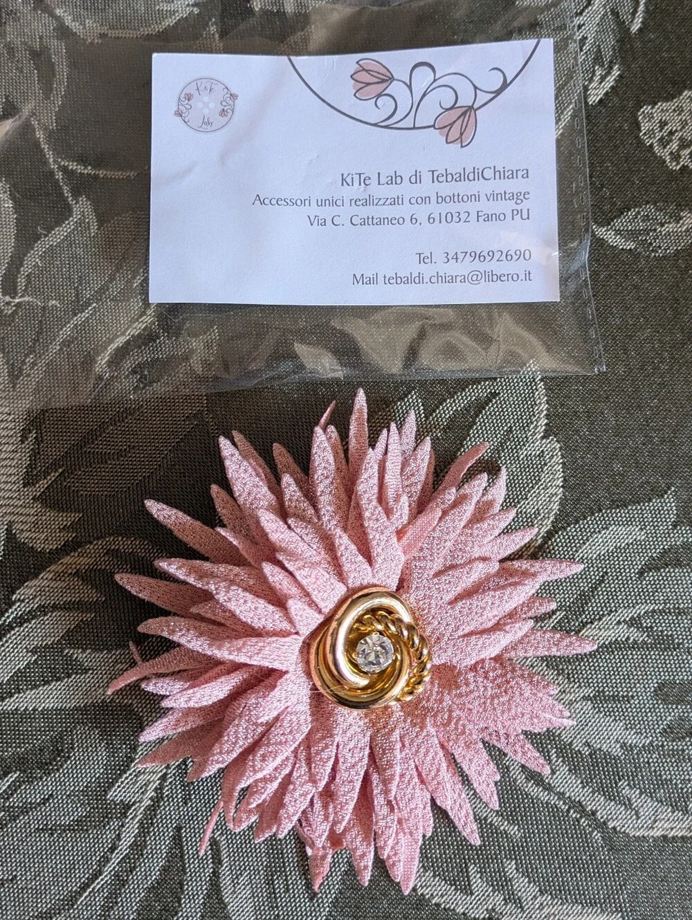 Brooch - Handmade In Italy By KiTe Lab